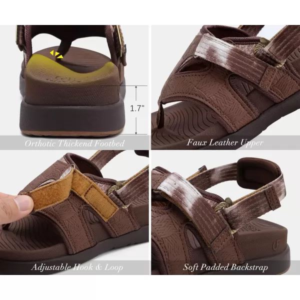 COFACE Flip Flops Sandals for Women Ladies Lightweight Athletic Soft Cushion Walking Sandals Orthotic Orthopedic Thong Sandals With Comfortable Arch Support Outdoor Beach Summer 
