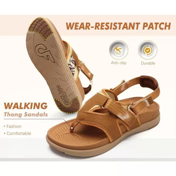 COFACE Flip Flops Sandals for Women Ladies Lightweight Athletic Soft Cushion Walking Sandals Orthotic Orthopedic Thong Sandals With Comfortable Arch Support Outdoor Beach Summer 