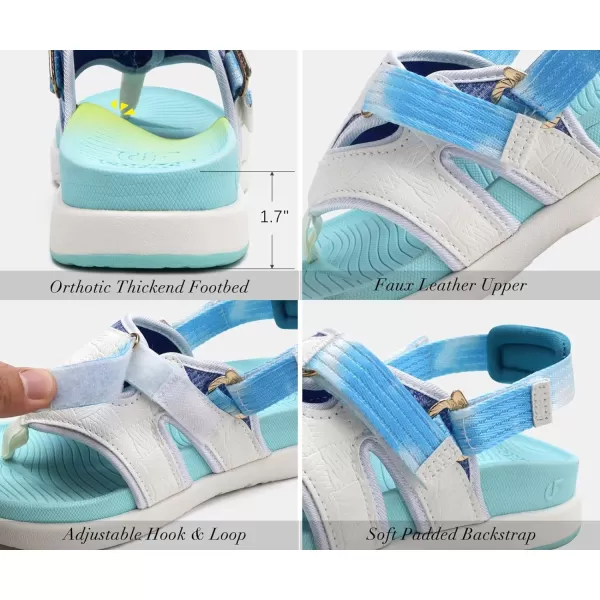 COFACE Flip Flops Sandals for Women Ladies Lightweight Athletic Soft Cushion Walking Sandals Orthotic Orthopedic Thong Sandals With Comfortable Arch Support Outdoor Beach Summer 