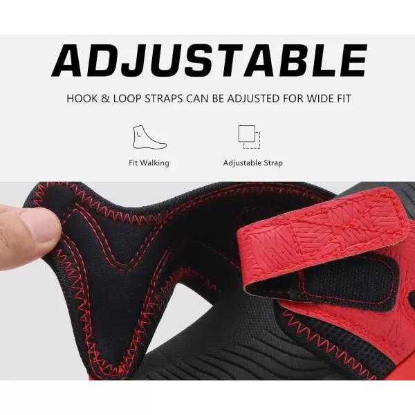 COFACE Mens Sandals with Arch Support Sport Recovery Beach Flip Flops for Men Outdoor Soft Thick Cushion Orthopedic Slides Sandal