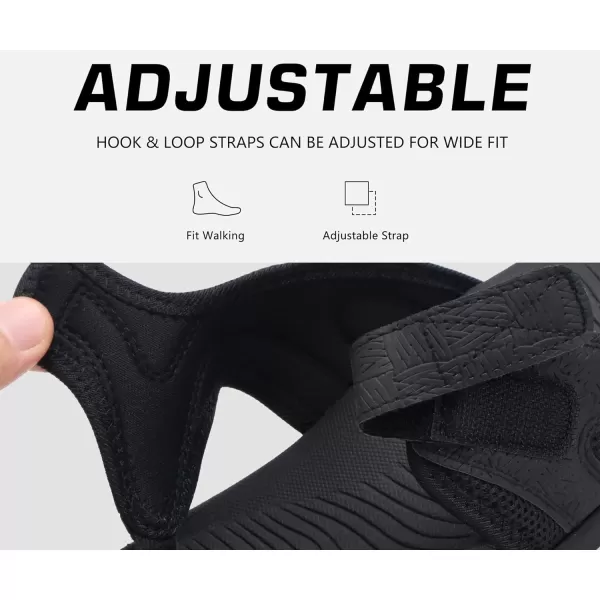 COFACE Mens Sandals with Arch Support Sport Recovery Beach Flip Flops for Men Outdoor Soft Thick Cushion Orthopedic Slides Sandal