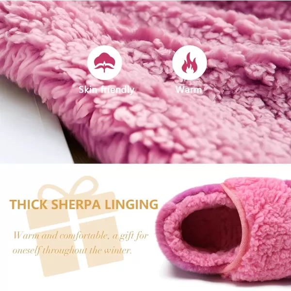 COFACE Women House Slippers Memory Foam Fluffy Slippers Ladies House Shoes Indoor Outdoor