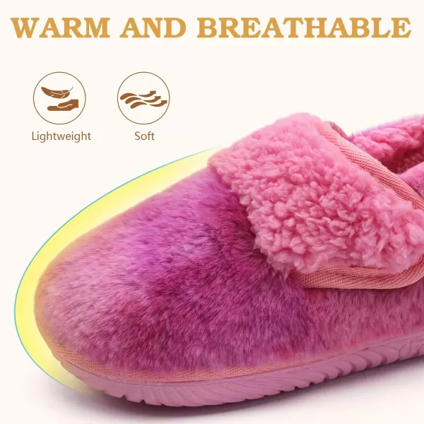 COFACE Women House Slippers Memory Foam Fluffy Slippers Ladies House Shoes Indoor Outdoor