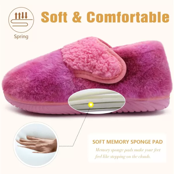 COFACE Women House Slippers Memory Foam Fluffy Slippers Ladies House Shoes Indoor Outdoor