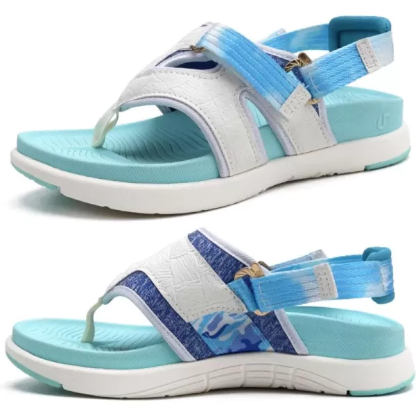 COFACE Flip Flops Sandals for Women Ladies Lightweight Athletic Soft Cushion Walking Sandals Orthotic Orthopedic Thong Sandals With Comfortable Arch Support Outdoor Beach Summer 