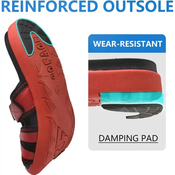 COFACE Mens Sport Recovery Sandals Plantar Fasciitis Soft Cushion Lightweight Orthotic Slides for Men
