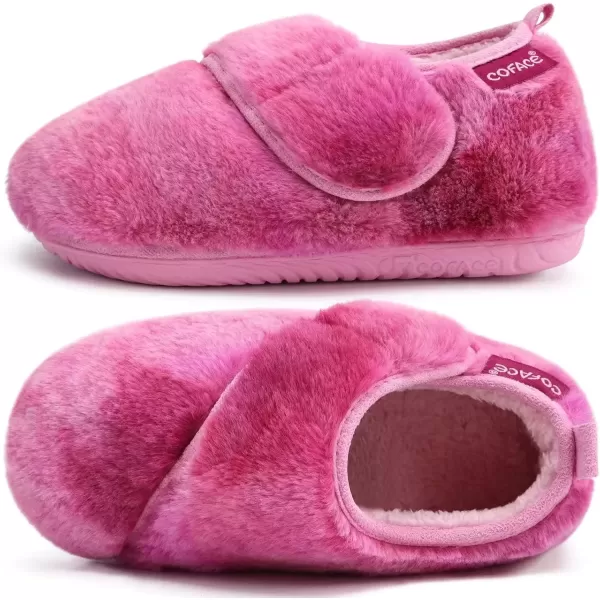 imageCOFACE Women House Slippers Memory Foam Fluffy Slippers Ladies House Shoes Indoor OutdoorRose Choose One Size Up
