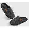imageCOFACE Mens Memory Foam House Slippers Slip On Cozy Scuff Plaid Shoes IndoorOutdoor with Arch Support