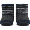 imageCOFACE MensSlipperBootsCottonKnittedHouseShoesforMen Cozy Warm Fur Lining Gents House Ankle Boots Slipper Memory Foam Men Winter Bedroom Slippers Bootie Shoes Indoor Black Size 3948