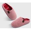 imageCOFACE Unisex Mens Womens Cozy Memory Foam Scuff Slippers Casual Slip On Warm House Shoes IndoorOutdoor Felt Sandal Slippers With Arch Support Rubber Sole Size 415Light Pink