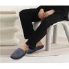 imageCOFACE Unisex Mens Womens Cozy Memory Foam Scuff Slippers Casual Slip On Warm House Shoes IndoorOutdoor Felt Sandal Slippers With Arch Support Rubber Sole Size 415Casual Blue