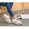 imageCOFACE Womens Arch Support Memory Foam House Slippers Ladies Warm Fuzzy Faux Fur Collar Winter Moccasin Shoes with Orthotic Plantar Fasciitis Indoor Outdoor Hard Rubber Sole Beige Size 9