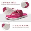 imageCOFACE Womens Fashion Orthotic Flip Flops Ladies Slip On Lightweight Athletic Yoga Mat Cushion Thong Sandals With Comfortable Plantar Fasciitis Arch SupportHot Pink