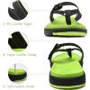 imageCOFACE Womens Fashion Orthotic Flip Flops Ladies Slip On Lightweight Athletic Yoga Mat Cushion Thong Sandals With Comfortable Plantar Fasciitis Arch SupportGreen
