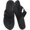 imageCOFACE Womens Fashion Orthotic Flip Flops Ladies Slip On Lightweight Athletic Yoga Mat Cushion Thong Sandals With Comfortable Plantar Fasciitis Arch SupportAll Black