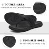 imageCOFACE Womens Fashion Orthotic Flip Flops Ladies Slip On Lightweight Athletic Yoga Mat Cushion Thong Sandals With Comfortable Plantar Fasciitis Arch SupportAll Black