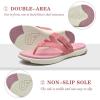 imageCOFACE Womens Fashion Orthotic Flip Flops Ladies Slip On Lightweight Athletic Yoga Mat Cushion Thong Sandals With Comfortable Plantar Fasciitis Arch SupportPink