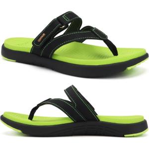 imageCOFACE Womens Fashion Orthotic Flip Flops Ladies Slip On Lightweight Athletic Yoga Mat Cushion Thong Sandals With Comfortable Plantar Fasciitis Arch SupportGreen