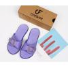 imageCOFACE Womens Dressy Orthotic Slides Lightweight Yoga Mat Thick Cushion Recovery Walking Sandals Adjustable Slip On Slippers with Comfortable Plantar Fasciitis Arch SupportPurple