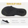 imageCOFACE Womens Dressy Orthotic Slides Lightweight Yoga Mat Thick Cushion Recovery Walking Sandals Adjustable Slip On Slippers with Comfortable Plantar Fasciitis Arch SupportBlack