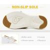imageCOFACE Womens Dressy Orthotic Slides Lightweight Yoga Mat Thick Cushion Recovery Walking Sandals Adjustable Slip On Slippers with Comfortable Plantar Fasciitis Arch SupportWhite Brown