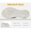 imageCOFACE Womens Dressy Orthotic Slides Lightweight Yoga Mat Thick Cushion Recovery Walking Sandals Adjustable Slip On Slippers with Comfortable Plantar Fasciitis Arch SupportWhite