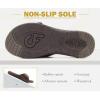 imageCOFACE Womens Dressy Orthotic Slides Lightweight Yoga Mat Thick Cushion Recovery Walking Sandals Adjustable Slip On Slippers with Comfortable Plantar Fasciitis Arch SupportBrown
