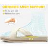 imageCOFACE Womens Orthopedic Sandals Comfortable Orthotic Soft Cushion Recovery Plantar Fasciitis Walking Slip On Ladies Cloud Cross Slides for Woman Size 511Beige