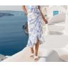 imageCOFACE Womens Orthopedic Sandals Comfortable Orthotic Soft Cushion Walking Slip On Ladies Cloud Cross Slides for Woman Size 511Whiteruns Big size Down