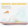 imageCOFACE Womens Orthopedic Sandals Comfortable Orthotic Soft Cushion Walking Slip On Ladies Cloud Cross Slides for Woman Size 511Whiteruns Big size Down