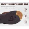 imageCOFACE Womens Orthotic Slides Comfort Plantar Fasciitis Arch Support Slip on Flat Sandals Ladies Soft Cushion Fashion Yoga Mat Slippers With Adjustable StrapsDeep Brown