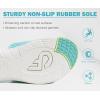 imageCOFACE Womens Orthotic Slides Comfort Plantar Fasciitis Arch Support Slip on Flat Sandals Ladies Soft Cushion Fashion Yoga Mat Slippers With Adjustable StrapsSky Blue