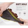 imageCOFACE Womens Orthotic Slides Comfort Plantar Fasciitis Arch Support Slip on Flat Sandals Ladies Soft Cushion Fashion Yoga Mat Slippers With Adjustable StrapsDeep Brown
