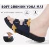 imageCOFACE Womens Orthotic Slides Comfort Plantar Fasciitis Arch Support Slip on Flat Sandals Ladies Soft Cushion Fashion Yoga Mat Slippers With Adjustable StrapsNavy Blue