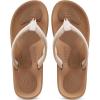 imageCOFACE Flip Flops For Women with Arch Support Comfortable Woman ThongSandals Yoga Mat Lightweight Orthopedic Womens FlipFlopBeige