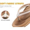 imageCOFACE Flip Flops For Women with Arch Support Comfortable Woman ThongSandals Yoga Mat Lightweight Orthopedic Womens FlipFlopBeige