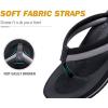 imageCOFACE Flip Flops For Women with Arch Support Comfortable Woman ThongSandals Yoga Mat Lightweight Orthopedic Womens FlipFlopBlackgrey