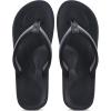 imageCOFACE Flip Flops For Women with Arch Support Comfortable Woman ThongSandals Yoga Mat Lightweight Orthopedic Womens FlipFlopBlackgrey