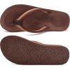 imageCOFACE Flip Flops For Women with Arch Support Comfortable Woman ThongSandals Yoga Mat Lightweight Orthopedic Womens FlipFlopBrown
