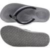 imageCOFACE Flip Flops For Women with Arch Support Comfortable Woman ThongSandals Yoga Mat Lightweight Orthopedic Womens FlipFlopGrey