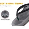 imageCOFACE Flip Flops For Women with Arch Support Comfortable Woman ThongSandals Yoga Mat Lightweight Orthopedic Womens FlipFlopGrey