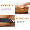 imageCOFACE Flip Flops for Women With Comfortable Arch Support Ladies Fashion Platform Thong Sandals Soft Yoga Mat Sole For BeachIndoor OutdoorBlack Khaki