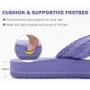 imageCOFACE Womens Orthopedic Flip Flops Comfortable Orthotic Sandals Cushion Recovery Plantar Fasciitis Walking Slip On Ladies Flip Flops for Woman Size 511Purple