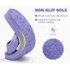 imageCOFACE Womens Orthopedic Flip Flops Comfortable Orthotic Sandals Cushion Recovery Plantar Fasciitis Walking Slip On Ladies Flip Flops for Woman Size 511Purple
