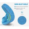 imageCOFACE Womens Orthopedic Flip Flops Comfortable Orthotic Sandals Cushion Recovery Plantar Fasciitis Walking Slip On Ladies Flip Flops for Woman Size 511Sky Blue
