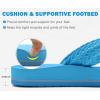 imageCOFACE Womens Orthopedic Flip Flops Comfortable Orthotic Sandals Cushion Recovery Plantar Fasciitis Walking Slip On Ladies Flip Flops for Woman Size 511Sky Blue