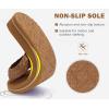 imageCOFACE Womens Orthopedic Flip Flops Comfortable Orthotic Sandals Cushion Recovery Plantar Fasciitis Walking Slip On Ladies Flip Flops for Woman Size 511Khaki