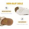 imageCOFACE Womens Trendy Orthotic Flip Flops Lightweight Yoga Mat Thick Cushion Walking Thong Sandals Adjustable Slip On Slippers With Comfortable Plantar Fasciitis Arch SupportBeige