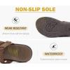imageCOFACE Womens Trendy Orthotic Flip Flops Lightweight Yoga Mat Thick Cushion Walking Thong Sandals Adjustable Slip On Slippers With Comfortable Plantar Fasciitis Arch SupportBrown