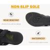 imageCOFACE Womens Trendy Orthotic Flip Flops Lightweight Yoga Mat Thick Cushion Walking Thong Sandals Adjustable Slip On Slippers With Comfortable Plantar Fasciitis Arch SupportBlack